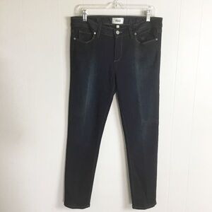 Paige Skyline Skinny Jeans Dark Blue Size 32 Womens